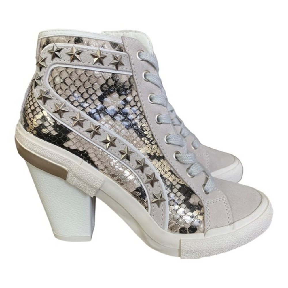 Vintage‎ Havana Remiee Studded Snakeskin Embossed Leather Bootie SZ 6